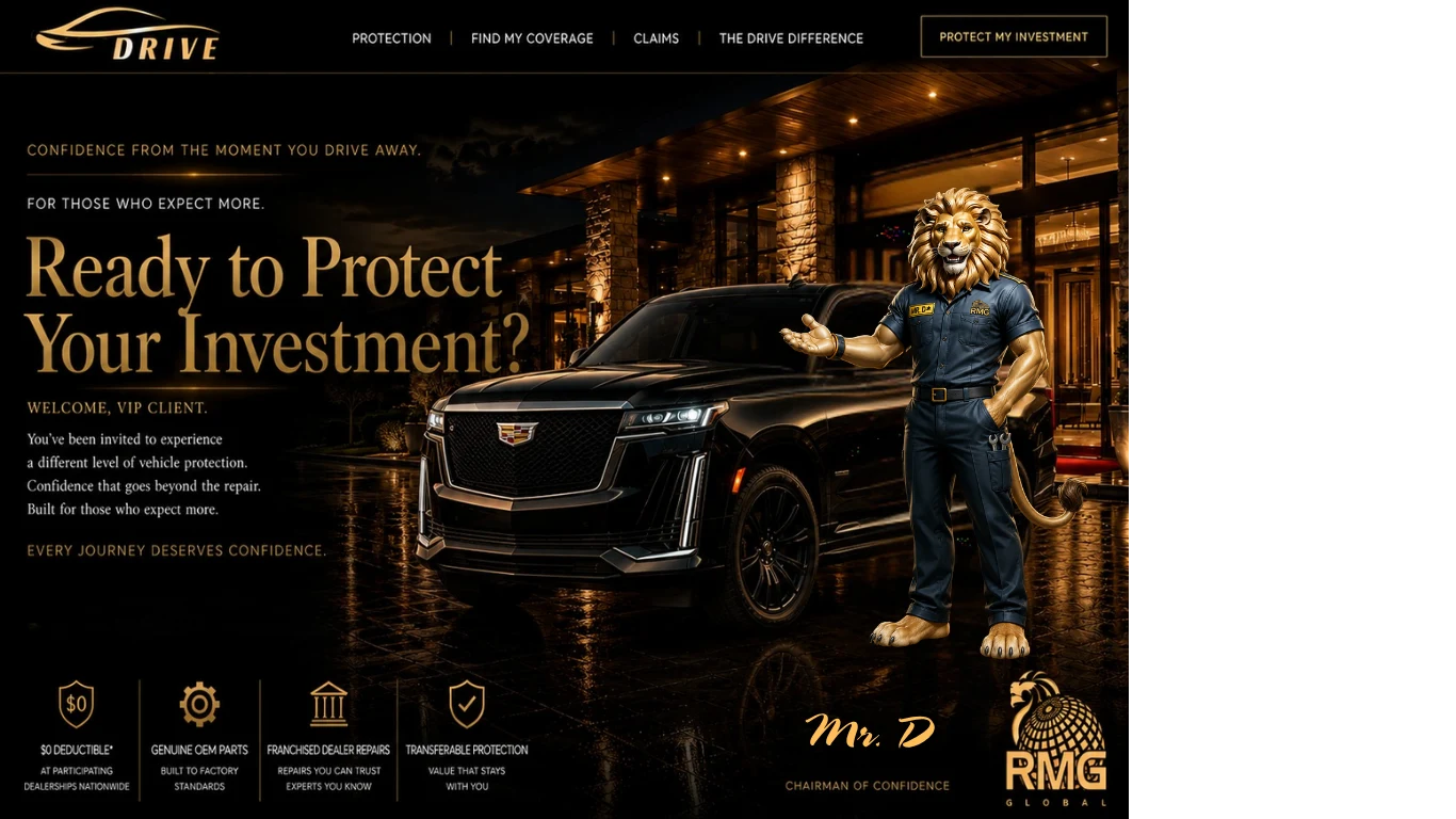 DRIVE — Ready to Protect Your Investment